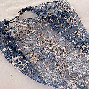 NEW Free People Lace Bandana Hair Scarf